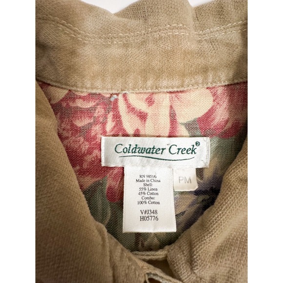 vintage 90s Coldwater Creek Floral Barn Jacket Size M - Picture 5 of 16